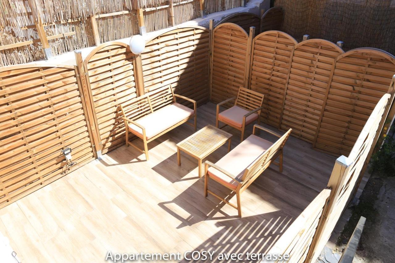 Appartement cosy avec terrasse Marseille Extérieur photo